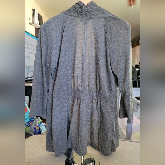 AB Studio Gray cardigan - Picture 2 of 3